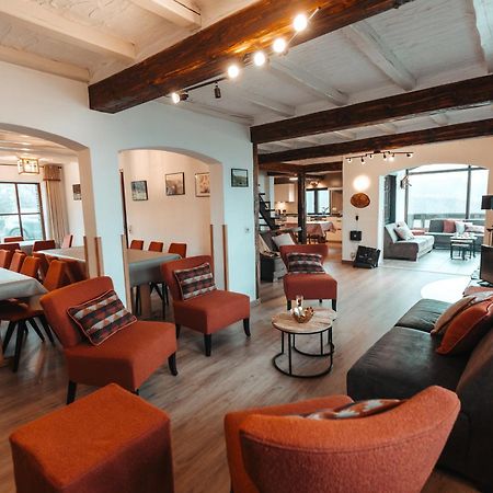 Le Grand Cerf 25 Pers, Malmedy- Chalet Rustique, Jardin Eksteriør billede