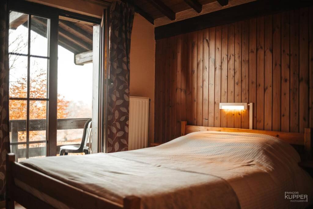 Le Grand Cerf 25 Pers, Malmedy- Chalet Rustique, Jardin Eksteriør billede