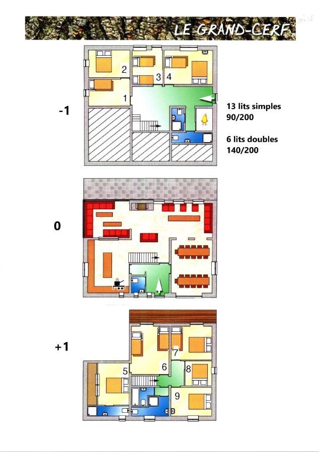 Le Grand Cerf 25 Pers, Malmedy- Chalet Rustique, Jardin Eksteriør billede
