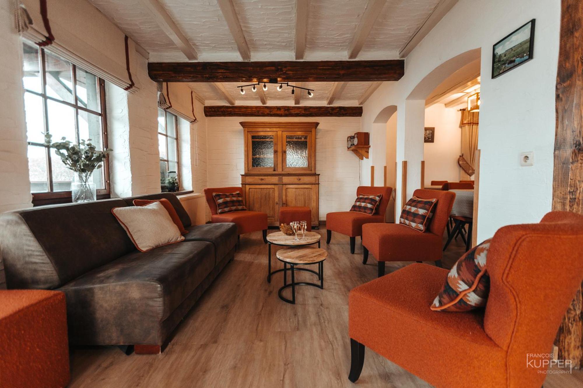Le Grand Cerf 25 Pers, Malmedy- Chalet Rustique, Jardin Eksteriør billede